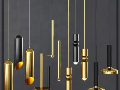 Pendant set 009 3D model