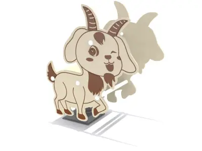Playground - Goat Rider 3D model