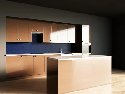 70-Kitchen10 glossy 6 3D model