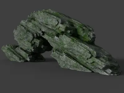 Rock 8-3 Low-poly 3D model