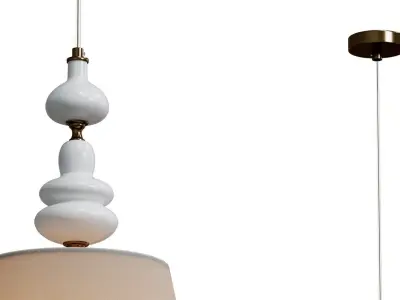 Pendant lamp Freya FR2038PL-01BS Low-poly 3D model