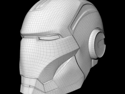 Iron Man Helmet 3D model