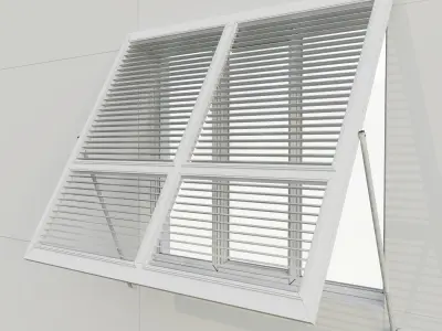 Shutters 8 window with 3D model