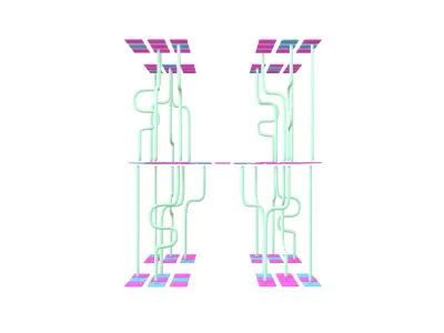 AI Generative Network Icon v1 003 Low-poly 3D model