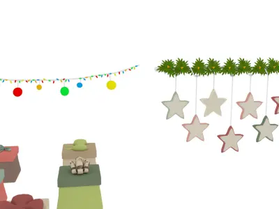 Cartoon Assets Pack Low-poly 3D model