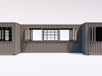 Cargo Container 1 3D model