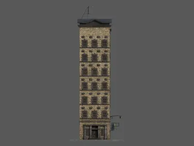 4-10 Old New york buildings Toy store 1930 3D model