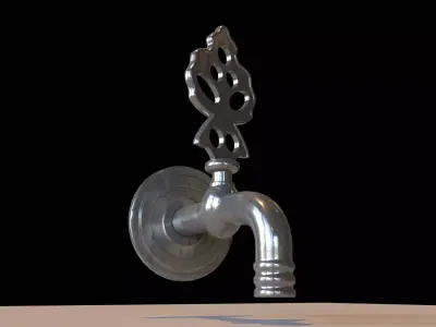 Ottoman fountain tap 3D model
