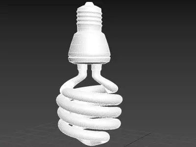 BULBS spiral light bulb Free 3D model