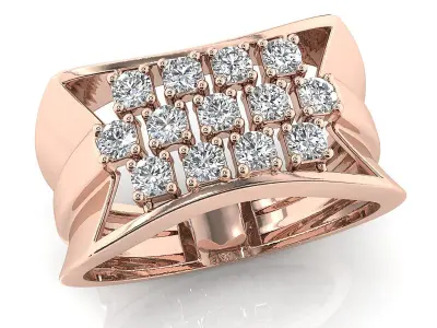 Small fancy mans ring 3D print model purchase