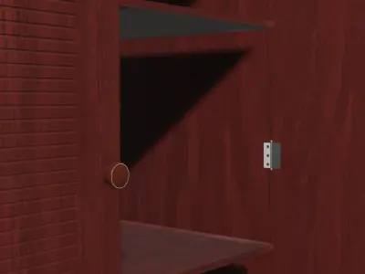 Indoor chest of drawers 3D model