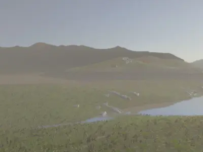 Isolated  Nordic Sculpture Low-poly 3D model