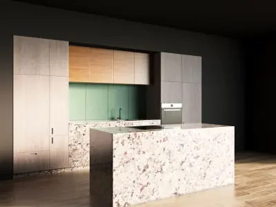 117-Kitchen9 texture 10 3D model