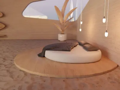 Meta Homes - 02 - Baked Low-poly 3D model