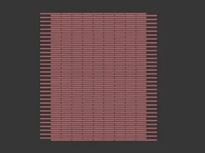 Parquet board natural wood 3D model