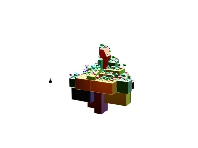 garohills scenes Low-poly 3D model