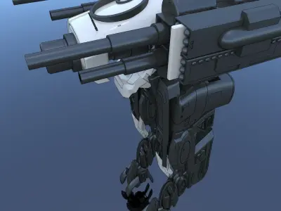 Cyborg Concept Machine SciFi 3D model