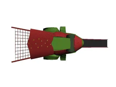 Children wood animal playground frog  3D model