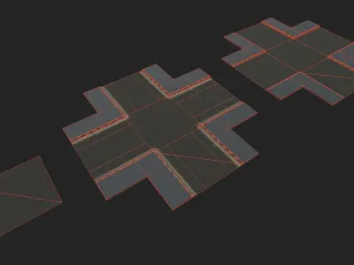 Street Props Pack 1 Low-poly 3D model