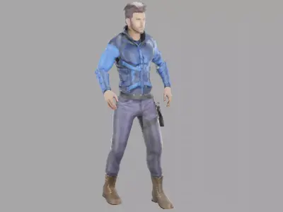 Raw One Low-poly 3D model