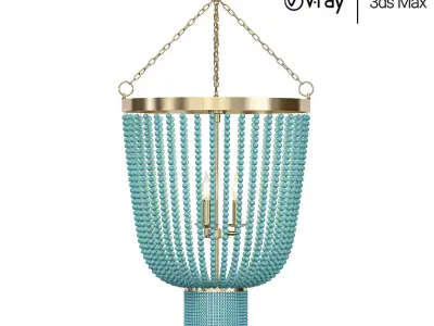 Turquoise Bead 3D model