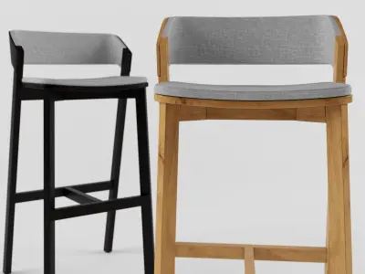 TON merano barstool 3D model