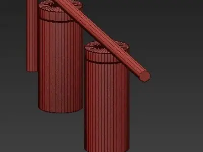 Tribes 3 lampa wiszaca TossB 3D model