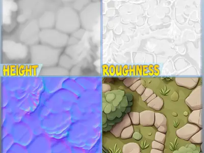Stylized Ground Seamless Texture Texture 7