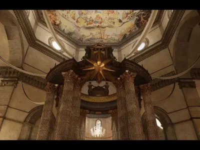 Cathedral Mega Bundle Low-poly 3D model