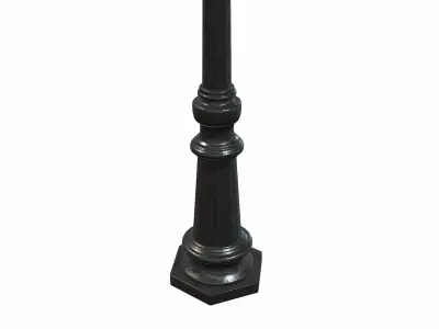 Street Light 02 - Game-ready - PBR Low-poly 3D model
