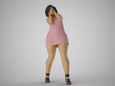 Street Girl 2 3D print model