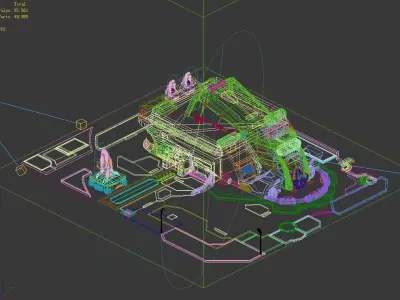 City State Building - Dock 02 3D model