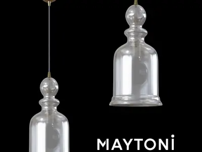 Pendant Lamp Tone P001PL-01BZ Maytoni Modern Free 3D model