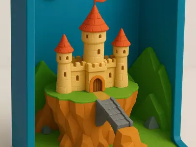 Castle 3D print model purchase