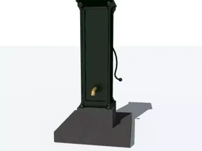 water pump 3D model
