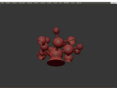 Delightfull Atomic Low-poly 3D model