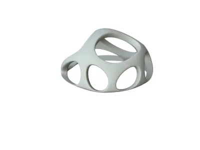 SciFi Cube Object No 51949 Low Poly Shape Low-poly 3D model