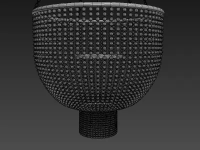 Jacqueline Two-Tier Chandelier by Visual Comfort 3D model