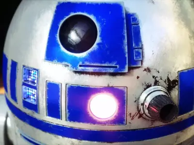 R2D2 Robot 3D model