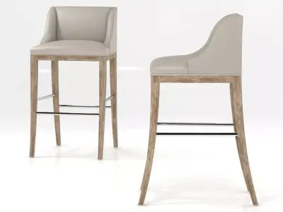 Metro Bar Stool 3D model