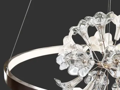 CLAYTON CHANDELIER Low-poly 3D model