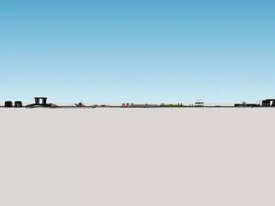 Median Garden Design 3D model