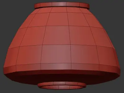 Maya Large Flush Mount 3D model