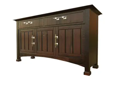 Floor Cabinet Low-poly 3D model