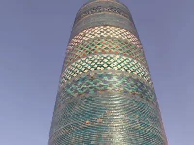 Uzbekiston Khiva Kaltaminor  Low-poly 3D model