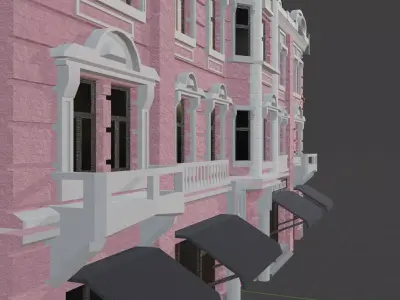 Czell Palace - Historic Landmark from Brasov 3D model