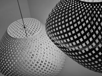 Rattan Lamp 3D model
