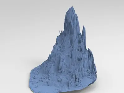 Cave Cliff Kit bash 1  3D model