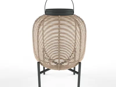 Bamboo lanterns  V1 3D model