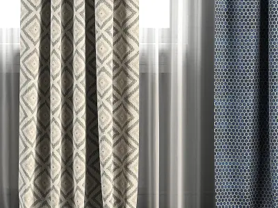 Curtain Set 101 3D model